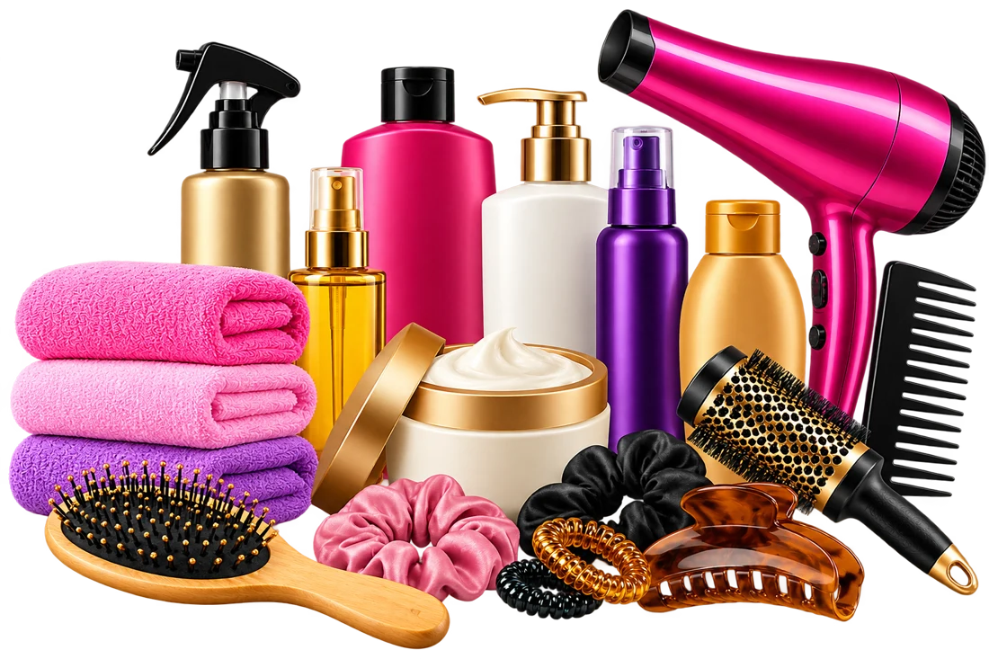 Hair care products, brushes and styling tools at Pennywise