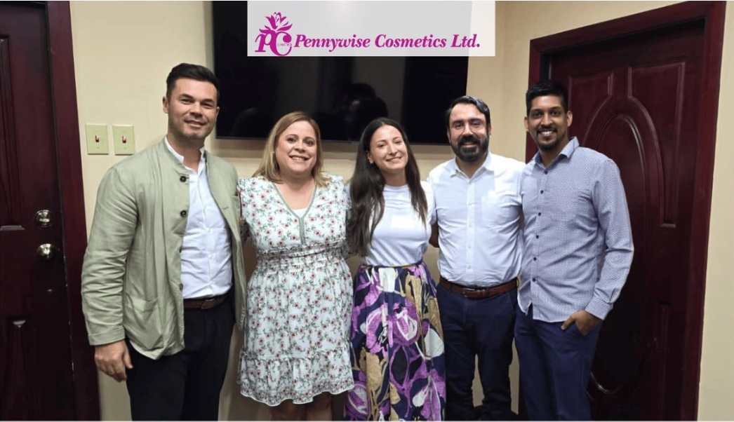 Pennywise Cosmetics leadership with representatives from PUIG and Essence Corp